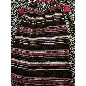 Casual Corner Striped Stretchy Tank Top